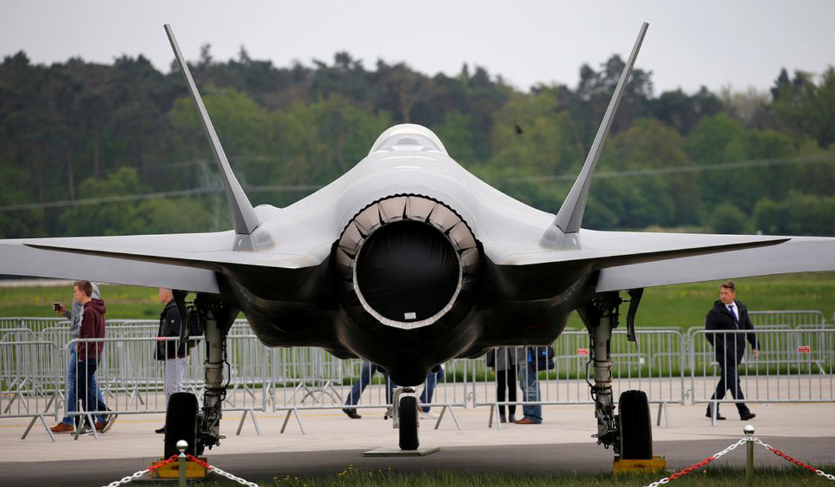 A Lockheed Martin F-35 aircraft